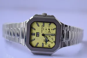 Patek Philippe Cubitus Yellow Dial Chrograph Stainless