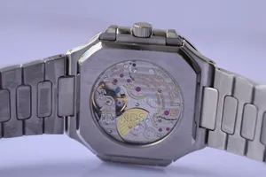 Patek Phiippe Cubitus Orange Dial Chronograph Stainless
