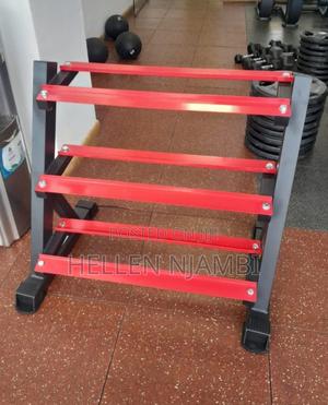 3-Tier Heavy Duty Dumbbell Rack - main view