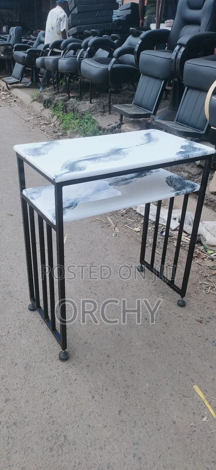 Single Station Manicure Table