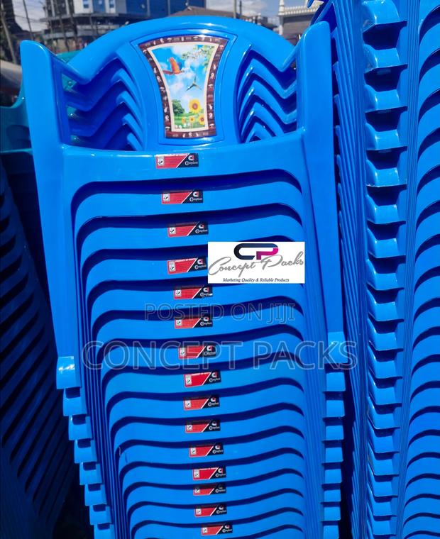 Complast Plastic Armchair. (Flower Back) - main view