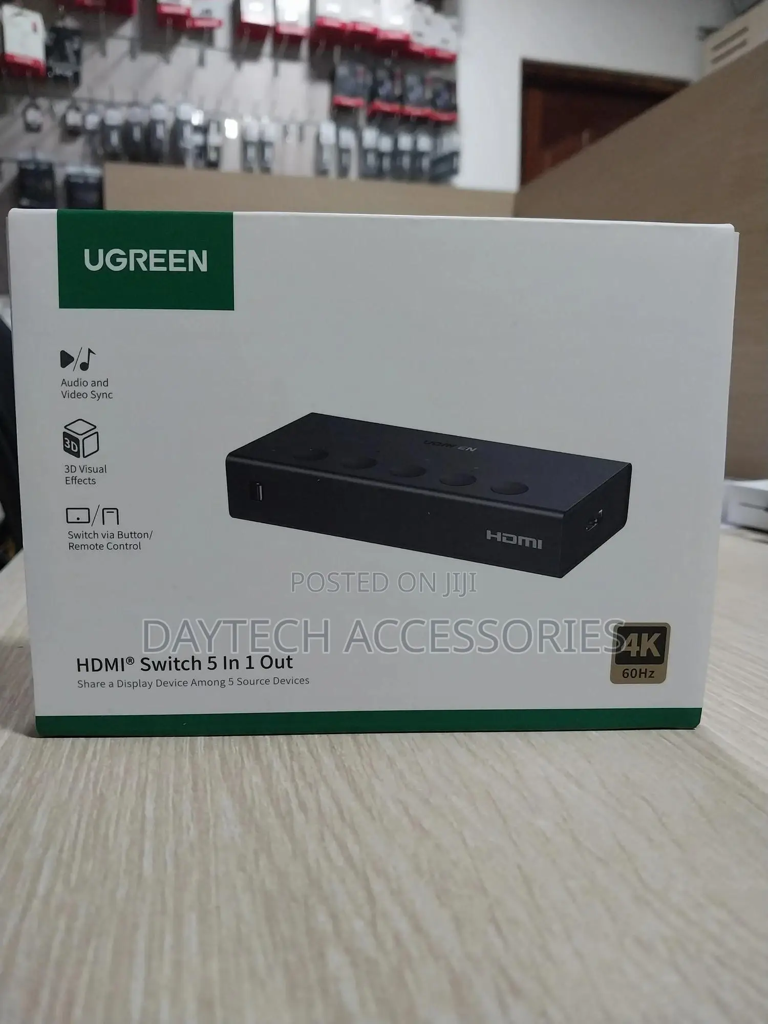 Ugreen Hdmi Switcher 5 Input 1 Output