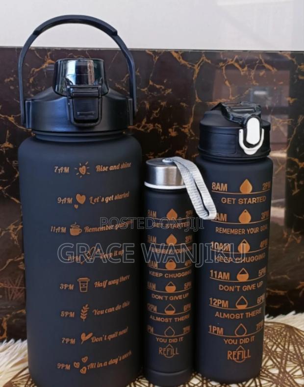 Motivational Water Bottle 3 In1 - main view