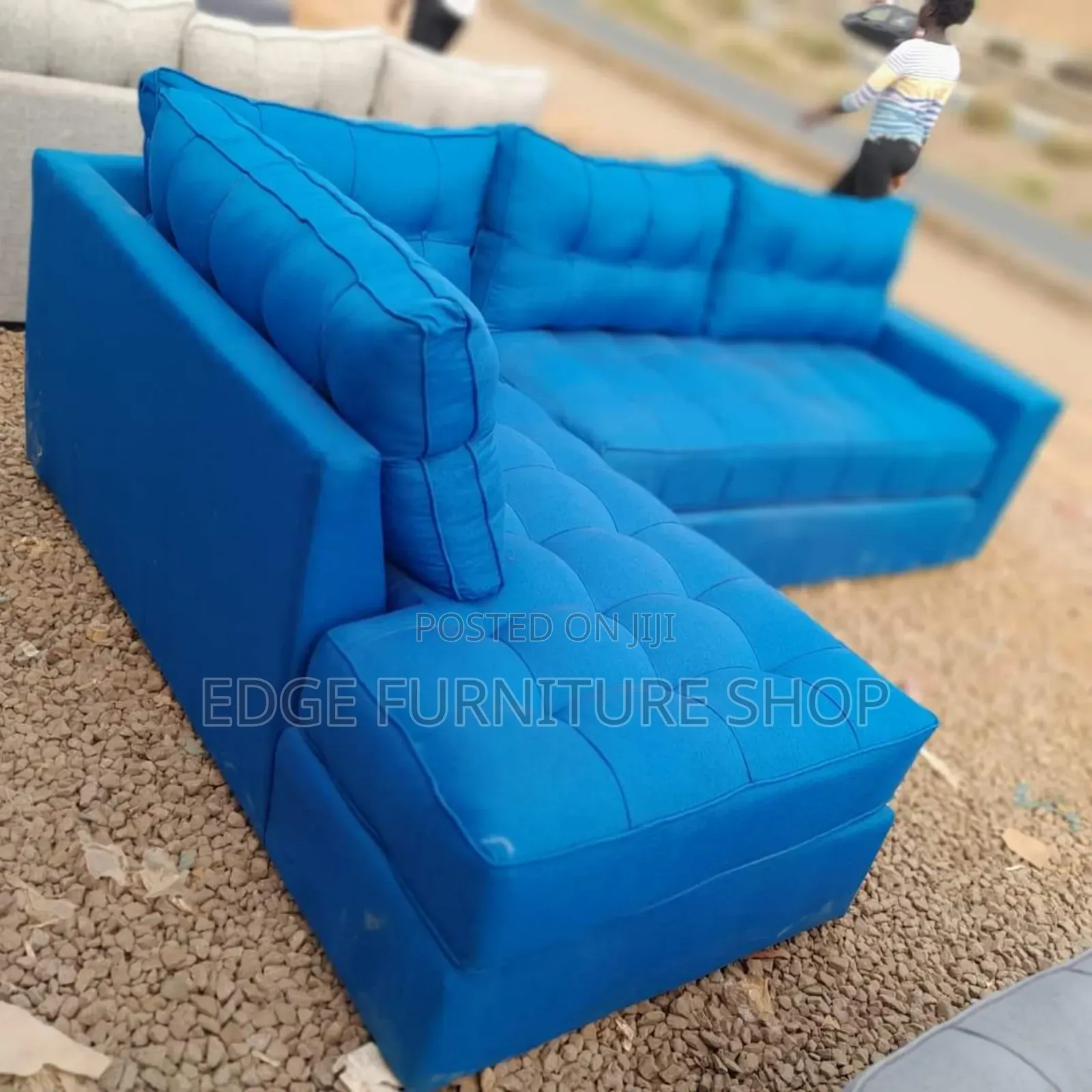 Blue Morden Corner Seat for Sale