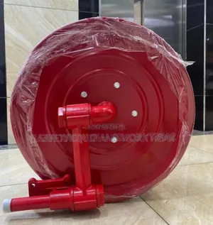 Manual Fire Hose Reel Certified For Fire Protection.