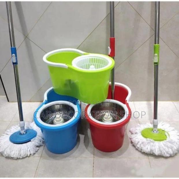 Rotating Magic Spin Floor Microfiber Mop With Bucket