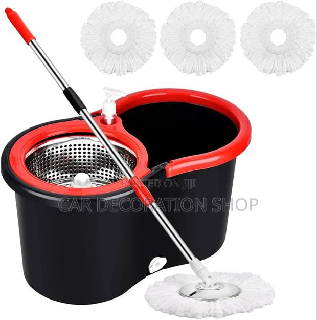 Bucket Quick Spin Mop Floor Cleaning Set - thumbnail 2