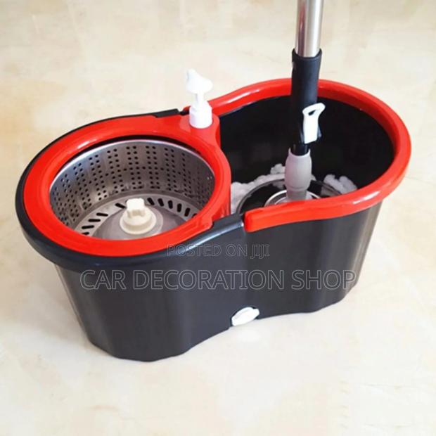 Bucket Quick Spin Mop Floor Cleaning Set - thumbnail 4