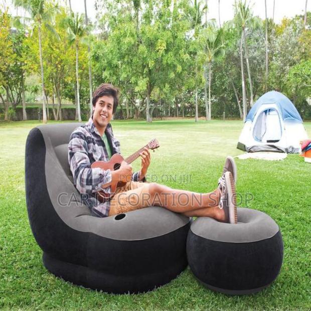 Inflatable Deluxe Lounge Seat With Footrest