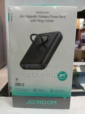 Joyroom Mini Magnetic Wireless Powerbank Withring Holder 20w