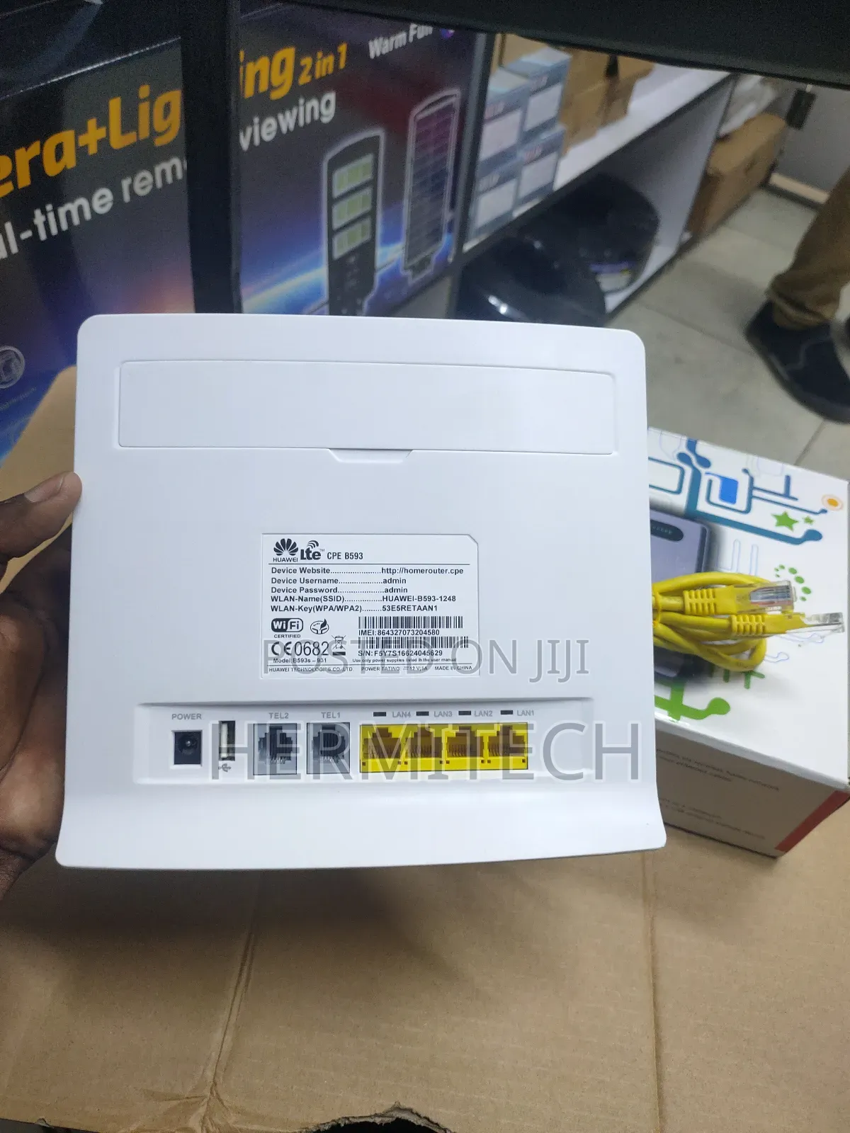 Lte Cpe B593 Wireless Huawei Router With Lan Adapter