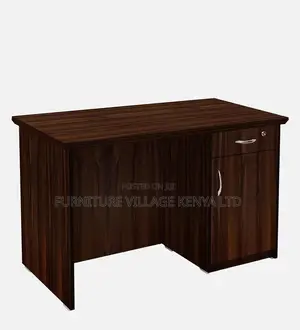 Office Desk: Local Made 120cm Study Desk With File Cupboard