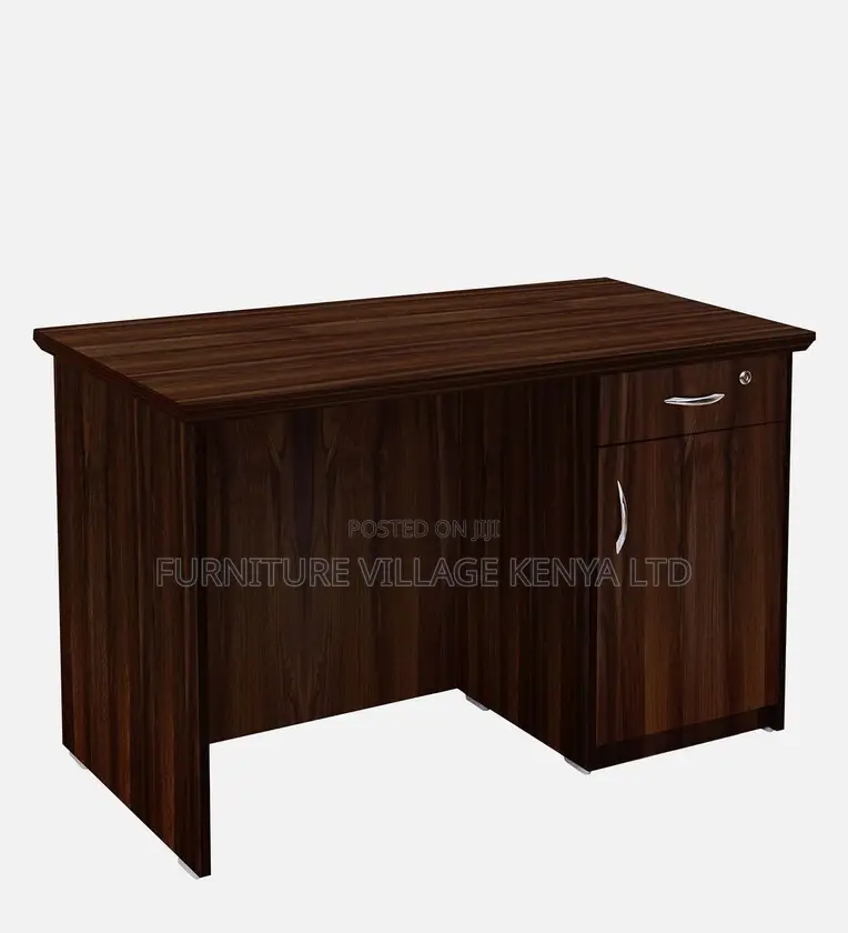 Office Desk: Local Made 120cm Study Desk With File Cupboard