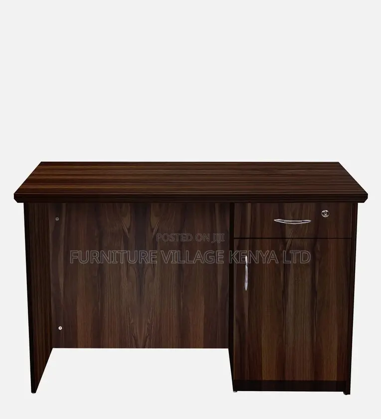Office Desk: Local Made 120cm Study Desk With File Cupboard