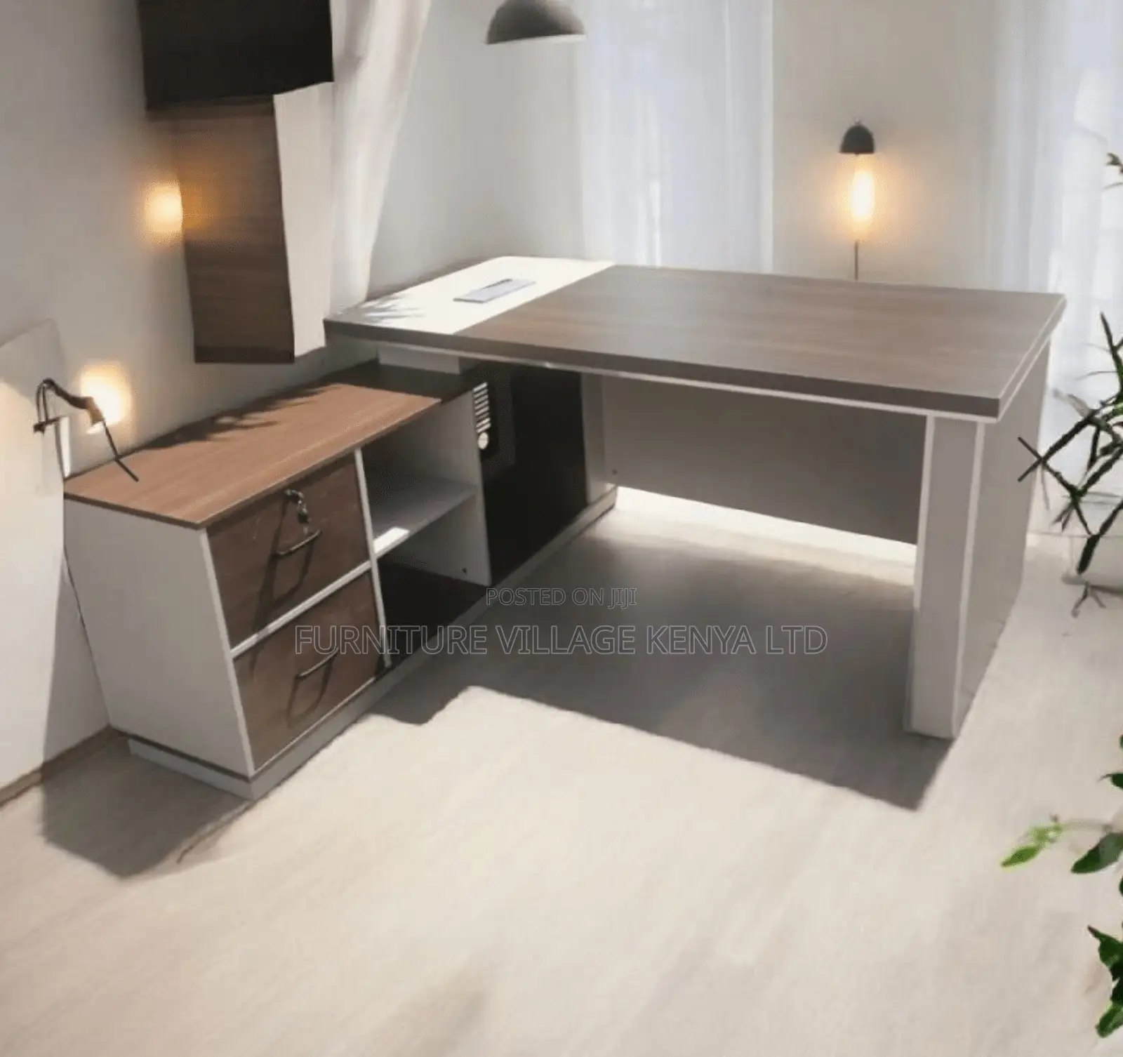 Office Desk:1.6m Executive Stylish Assembled Boss Table