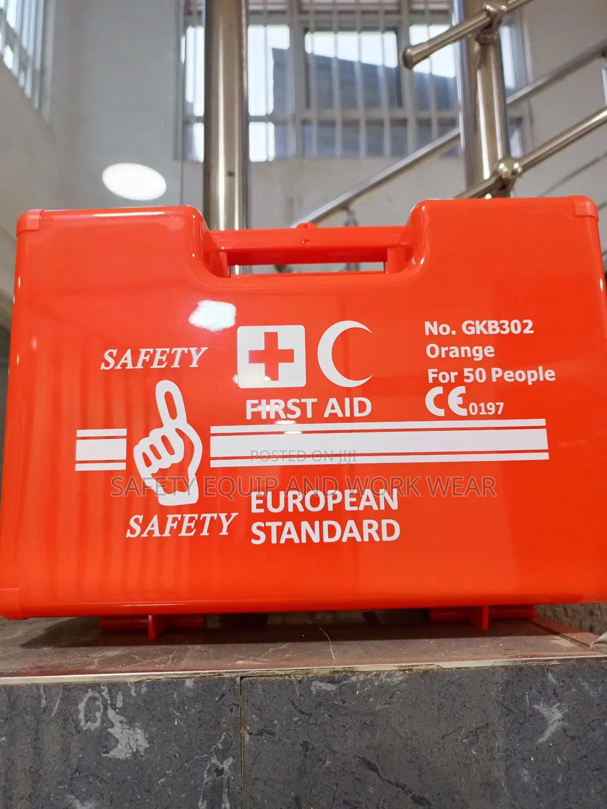 Team Sized First Aid Box Gkb302 Orange Safety Kit