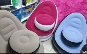 Inflatable Deluxe Lounge Seat Set+Free Pump