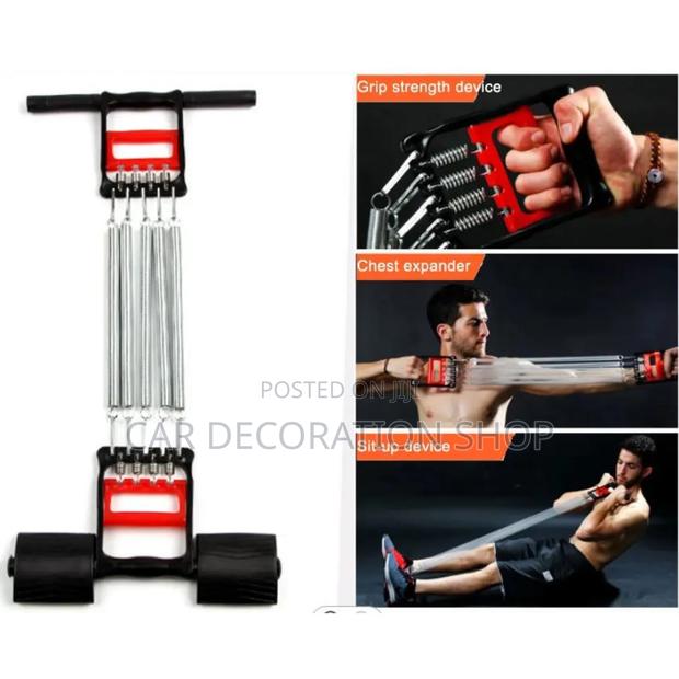 5 Spring Puller Chest Muscle Pull Expander Gym Exercise