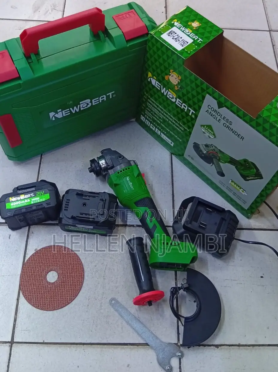New Beat 5" 21v Cordless Brushless Angle Grinder