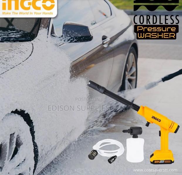 Ingco Cordless Pressure Washer Rechargeable Car Wash Machine