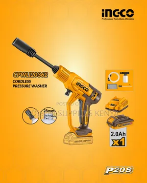 Ingco Cordless Pressure Washer Rechargeable Car Wash Machine