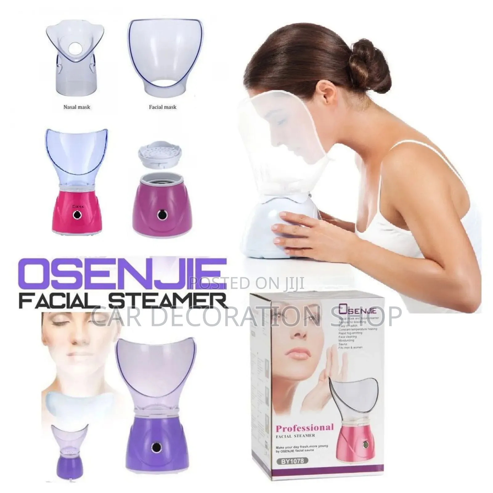 2in1 Face Steamer Vaporizer