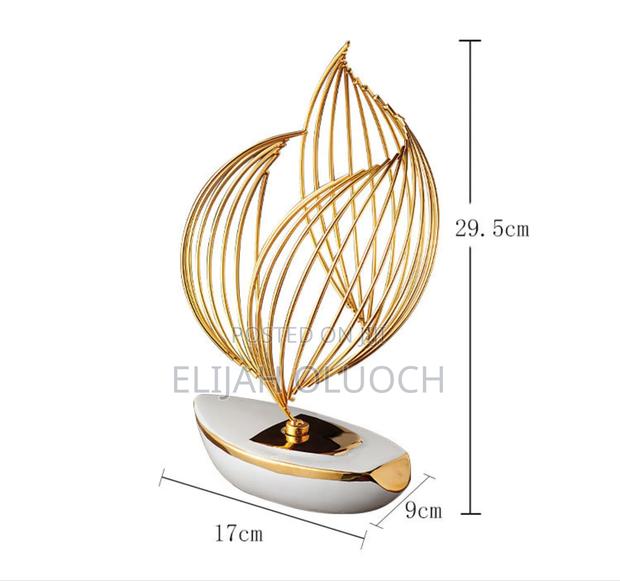 Ceramic Sailing Boat Figurine Boat Decor - thumbnail 3