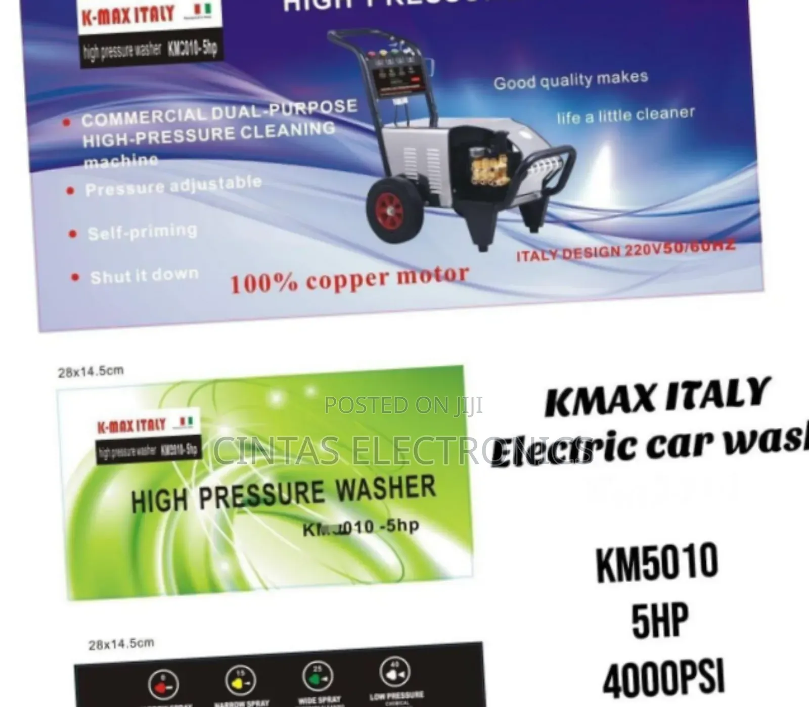 4000psi High Pressure Washer Electric Car Wash Machine