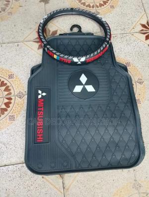 Matchy Mitsubishi Mats With Steering Cover Set - thumbnail 2