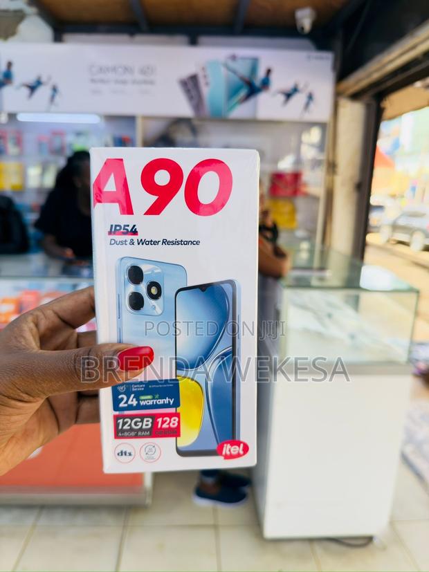 New Itel A90 128 GB Blue