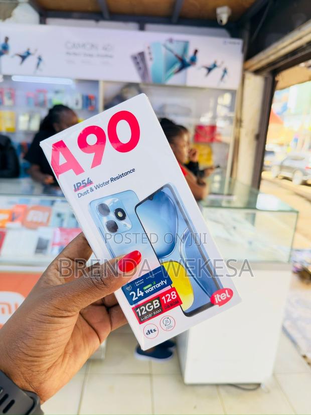 New Itel A90 128 GB Blue - thumbnail 2