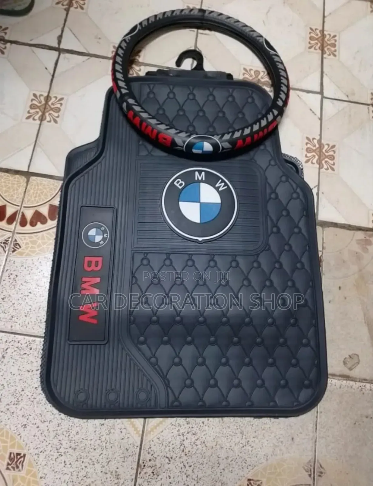 Matchy BMW Mats With Steering Cover Set