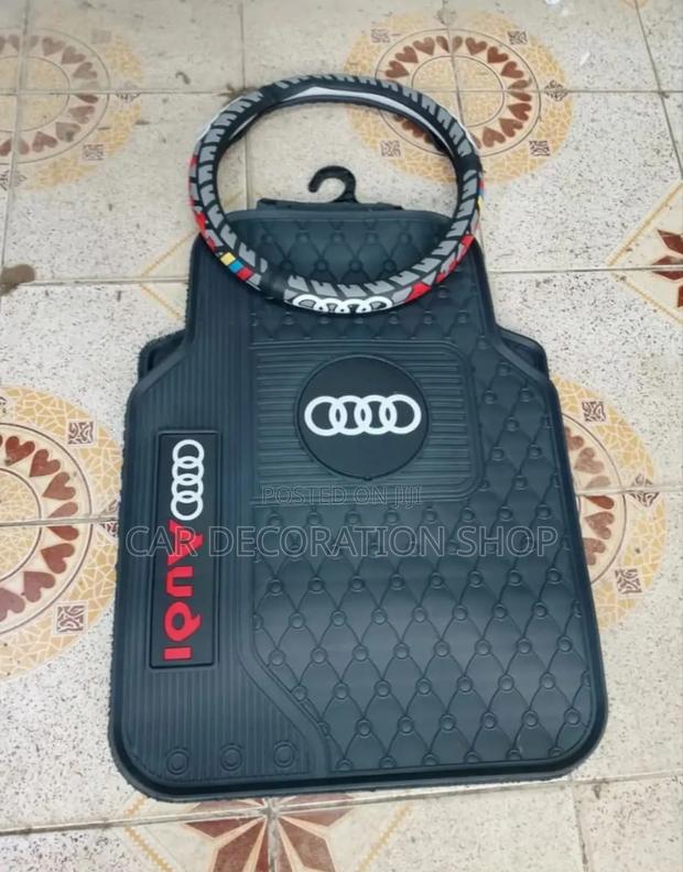 Matchy Audi Mats With Steering Cover Set