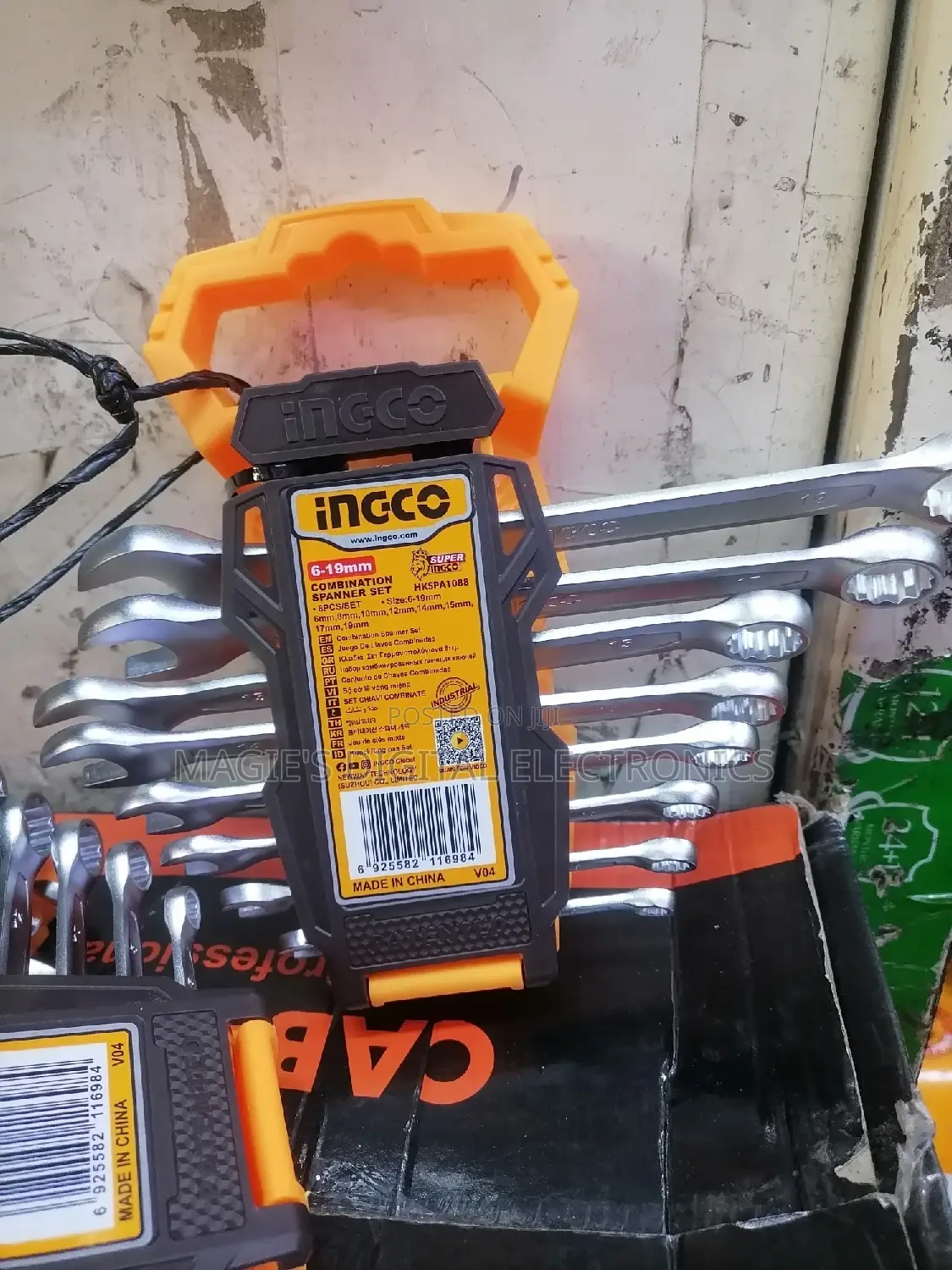 Top Quality 6~19mm Ingco Combination Spanner Set