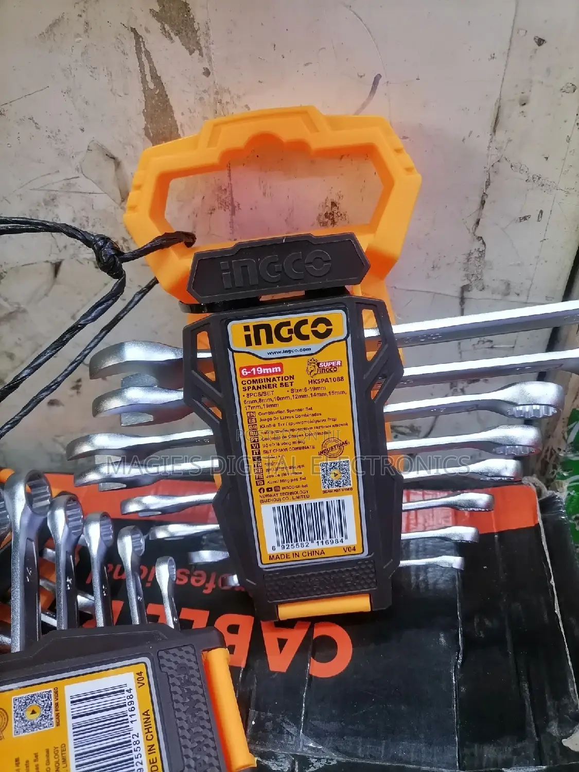 Highly Recommend 6~19mm Ingco Combination Spanner Set