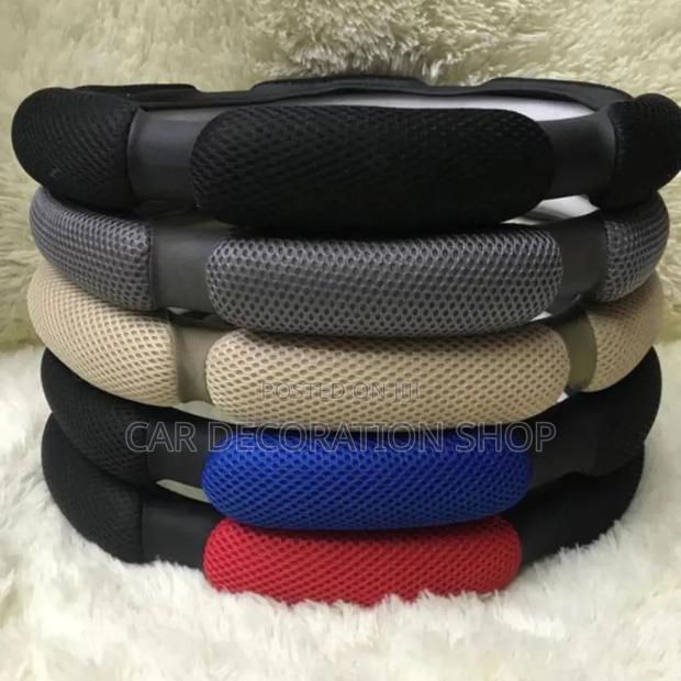 Different Colors Spongy Universal Fit Steering Wheel Cover
