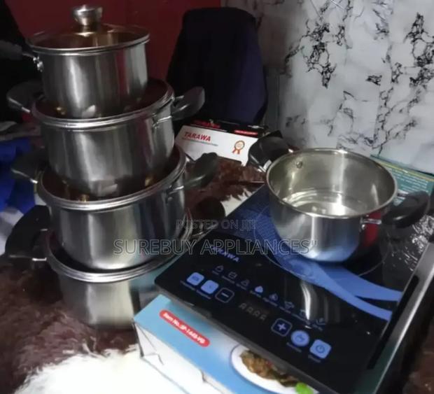 10pc James Pot Stainless Cookware Set, Heavy Duty