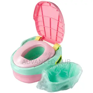 10pcs/Roll Up Potty Baby Training Toilet Seat Bin Bags