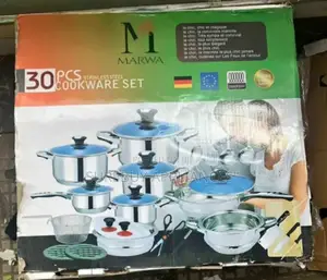 Marwa 30 PCS Stainless Steel Cookware Set