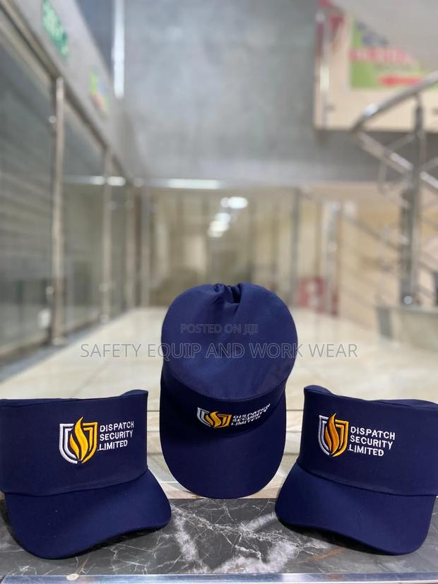 Security Guards Branded Cap, Sun Protection And Authority