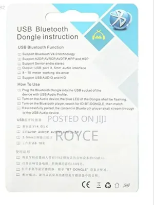 Wireless Usb Dongle- Wireless Audio Receiver