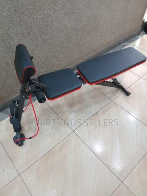Foldable Utility Weight Bench – Adjustable Fitness System