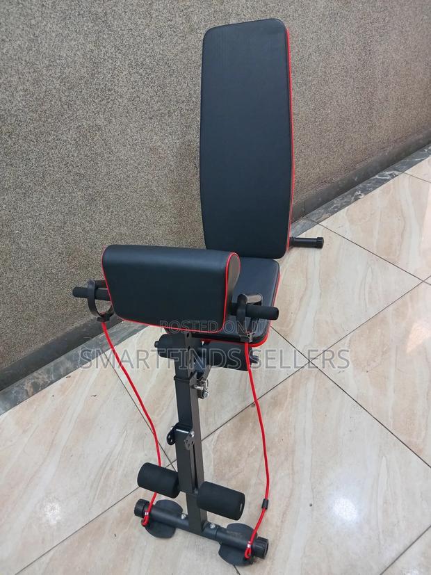 Multifunction Bench Press Station – Foldable Design