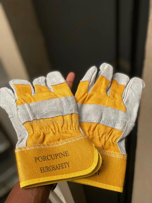 Euro Style Leather Gloves Short Cuff Edition. - main view