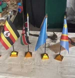 Small Table Flag Stands All Country