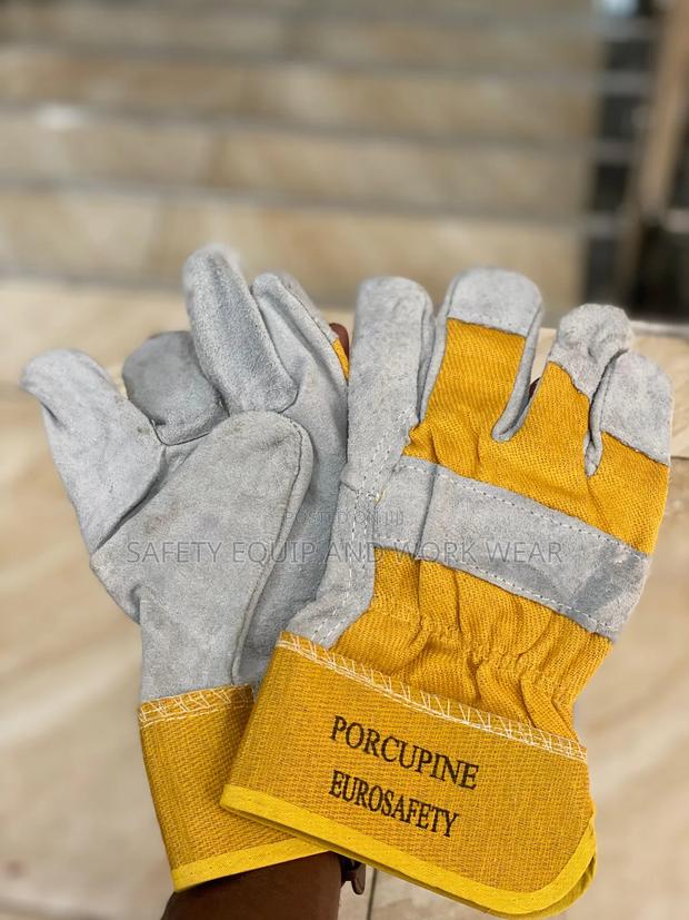 Short Leather Gloves For Workwear