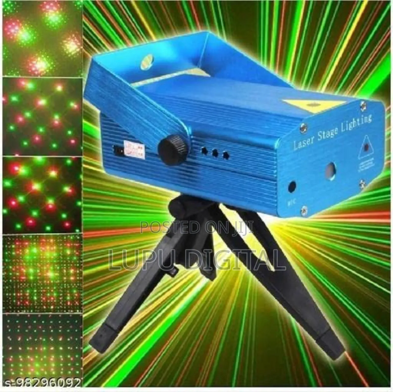 Mini Laser Stage Light Projector – Sound Activated Disco
