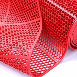 Astonishing Red PVC Perforated Mat
