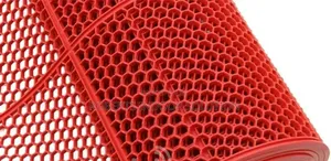 Astonishing Red PVC Perforated Mat