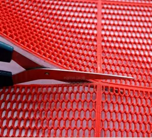 Astonishing Red PVC Perforated Mat